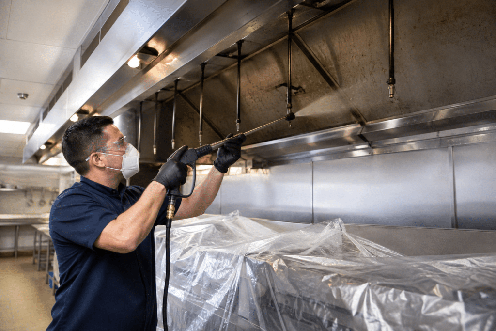 Professional kitchen exhaust system cleaning for restaurants